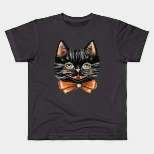 Black cat Kids T-Shirt